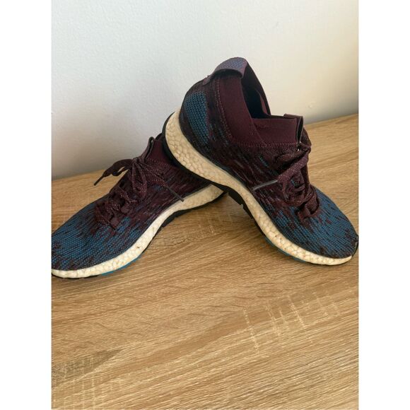 Adidas Pureboost RBL CM8311 Men Size 6.5 US Night Red Womens US 8 - Picture 2 of 9